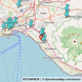 Mappa Via Amoretti, 80055 Portici NA, Italia (6.24071)