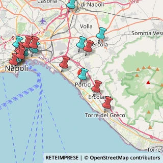 Mappa Via Amoretti, 80055 Portici NA, Italia (5.879)