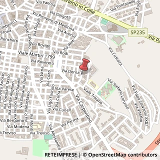 Mappa Via Bardia, 25, 70022 Altamura, Bari (Puglia)