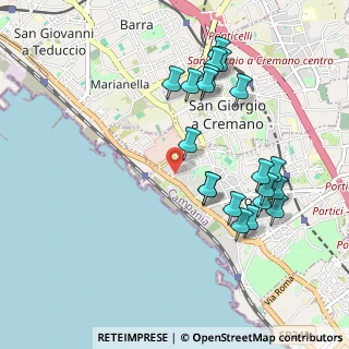 Mappa Strada Scalea, 80055 Portici NA, Italia (1.0935)
