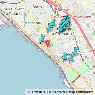 Mappa Strada Scalea, 80055 Portici NA, Italia (1.125)