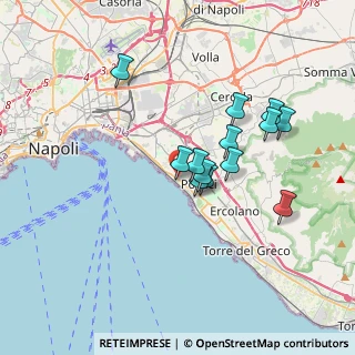 Mappa Strada Scalea, 80055 Portici NA, Italia (3.17538)