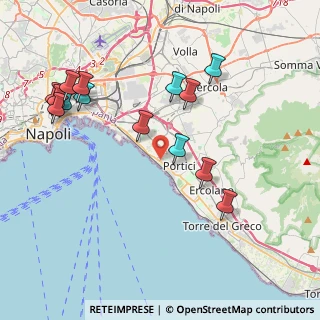 Mappa Strada Scalea, 80055 Portici NA, Italia (4.73643)