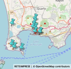 Mappa Via Tranvai, 80078 Pozzuoli NA, Italia (3.07091)