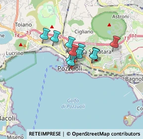 Mappa Via Tranvai, 80078 Pozzuoli NA, Italia (1.10727)