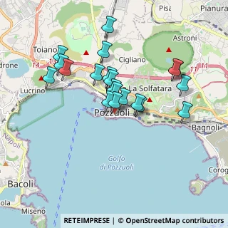 Mappa Via Tranvai, 80078 Pozzuoli NA, Italia (1.701)