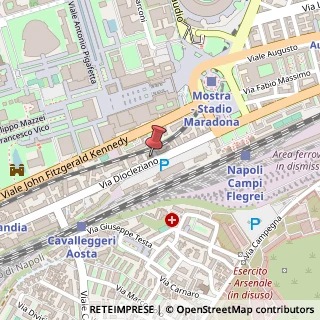 Mappa Via Diocleziano, 130, 80125 Napoli, Napoli (Campania)