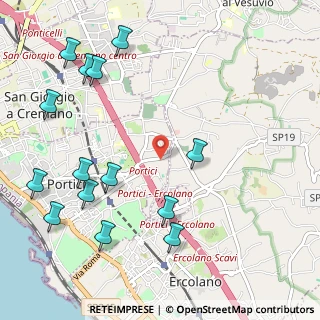 Mappa Via Canarde a S. Pietro, 80055 Portici NA, Italia (1.43429)