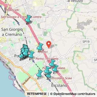 Mappa Via Canarde a S. Pietro, 80055 Portici NA, Italia (1.2835)