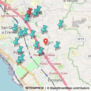 Mappa Via Canarde a S. Pietro, 80055 Portici NA, Italia (1.256)