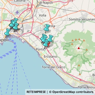 Mappa Via Canarde a S. Pietro, 80055 Portici NA, Italia (4.77308)