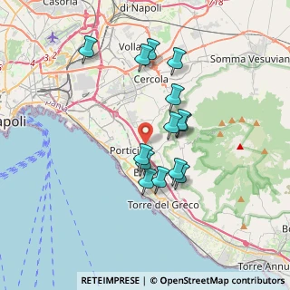Mappa Via Canarde a S. Pietro, 80055 Portici NA, Italia (3.295)