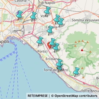 Mappa Via Canarde a S. Pietro, 80055 Portici NA, Italia (4.27917)