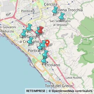 Mappa Via Canarde a S. Pietro, 80055 Portici NA, Italia (1.82727)