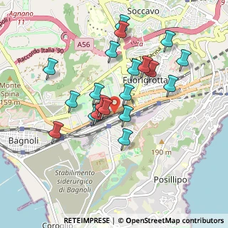 Mappa Via Mario Menichini, 80125 Napoli NA, Italia (0.9045)