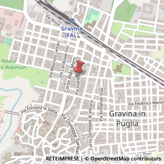 Mappa Via Giardini, 61, 70024 Gravina in Puglia, Bari (Puglia)