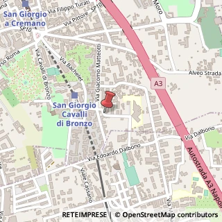 Mappa Via Cavalli di Bronzo, 50/43, 80046 San Giorgio a Cremano, Napoli (Campania)