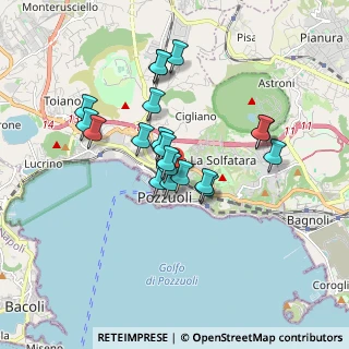 Mappa Via G. Diano, 80078 Pozzuoli NA, Italia (1.5515)
