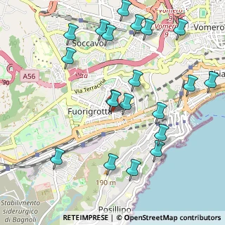 Mappa Via Giacomo Leopardi, 80126 Napoli NA, Italia (1.262)