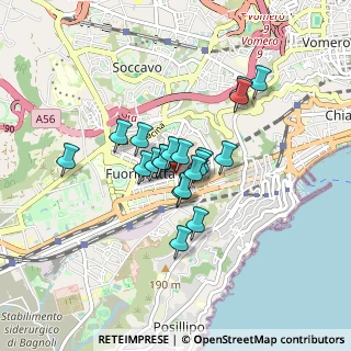 Mappa Via Giacomo Leopardi, 80126 Napoli NA, Italia (0.623)
