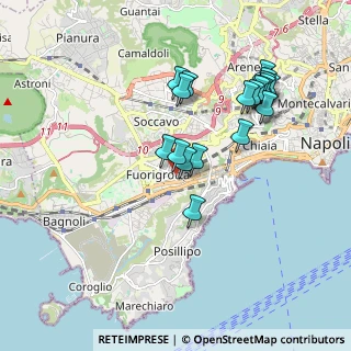 Mappa Via Giacomo Leopardi, 80126 Napoli NA, Italia (1.95526)