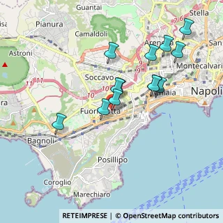 Mappa Via Giacomo Leopardi, 80126 Napoli NA, Italia (1.87538)