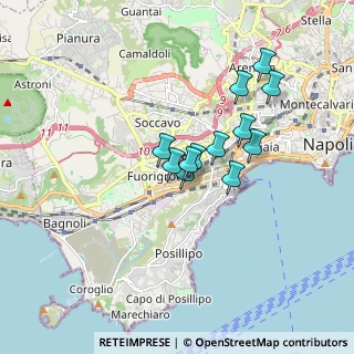 Mappa Via Giacomo Leopardi, 80126 Napoli NA, Italia (1.36583)