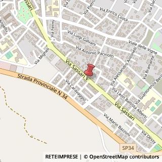 Mappa Via Sassari, n130, 07046 Porto Torres, Sassari (Sardegna)