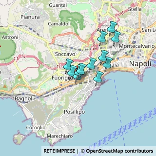 Mappa Via Cumana, 80125 Napoli NA, Italia (1.26167)