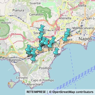 Mappa Via Cumana, 80125 Napoli NA, Italia (1.23167)