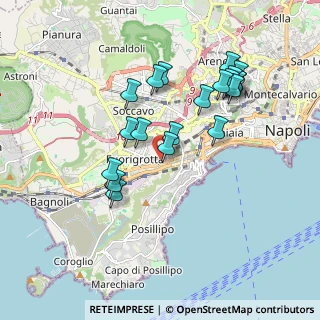 Mappa Via Cumana, 80125 Napoli NA, Italia (1.8895)