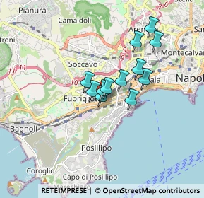 Mappa Via Due Luglio, 80125 Napoli NA, Italia (1.26167)