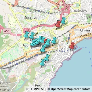 Mappa Via Cumana, 80125 Napoli NA, Italia (0.657)