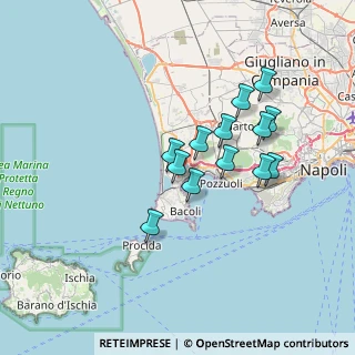 Mappa Via Giovenale, 80070 Bacoli NA, Italia (6.25769)