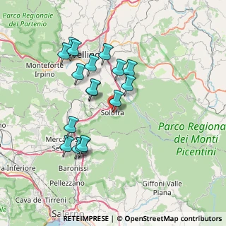 Mappa Via Giannattasio Abate, 83029 Solofra AV, Italia (7.47765)