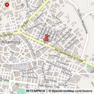 Mappa Via Santeramo in Colle,  68, 70022 Altamura, Bari (Puglia)
