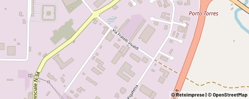 Mappa Porto Torres