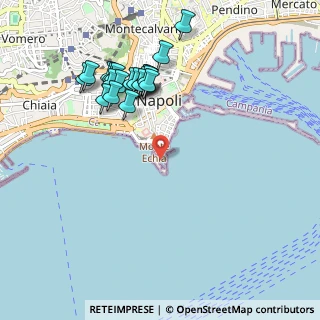 Mappa Borgo Marinari, 80125 Napoli NA, Italia (1.1125)