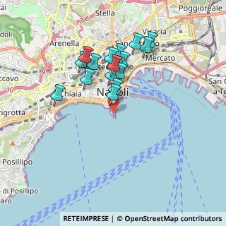 Mappa Borgo Marinari, 80125 Napoli NA, Italia (1.71353)