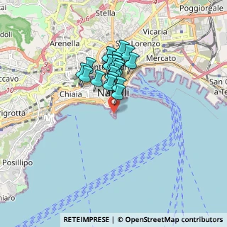 Mappa Borgo Marinari, 80125 Napoli NA, Italia (1.381)
