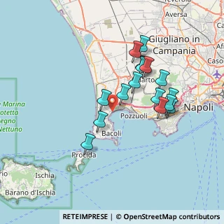 Mappa Via Miliscola, 80070 Pozzuoli NA, Italia (6.98)
