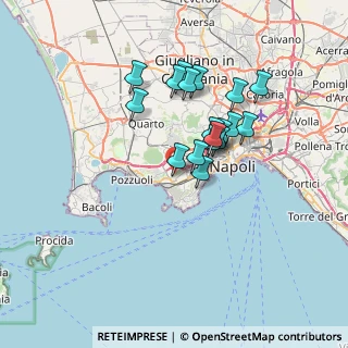 Mappa Via Circumvallazione dell'Antico Lago di Agnano, 80125 Napoli NA, Italia (6.08611)