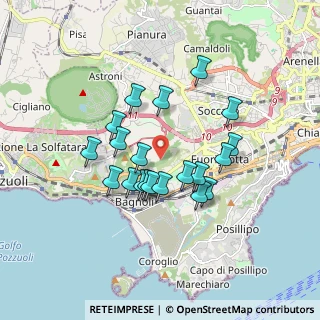 Mappa Via Circumvallazione dell'Antico Lago di Agnano, 80125 Napoli NA, Italia (1.573)