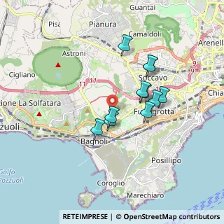 Mappa Via Circumvallazione dell'Antico Lago di Agnano, 80125 Napoli NA, Italia (1.51909)