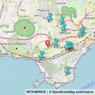 Mappa Via Circumvallazione dell'Antico Lago di Agnano, 80125 Napoli NA, Italia (2.26909)