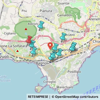 Mappa Via Circumvallazione dell'Antico Lago di Agnano, 80125 Napoli NA, Italia (1.51909)