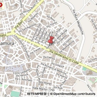Mappa Via Cassano delle Murge, 8, 70022 Altamura, Bari (Puglia)