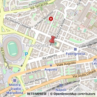 Mappa Via Pietro Jacopo de Gennaro, 22, 80125 Napoli, Napoli (Campania)