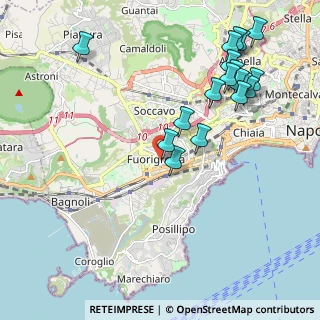 Mappa Via Pietro jacopo De Gennaro, 80125 Napoli NA, Italia (2.52667)