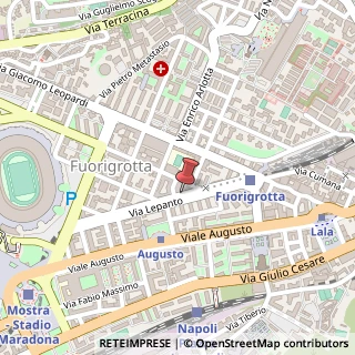 Mappa Via Lepanto, 46, 80125 Napoli, Napoli (Campania)